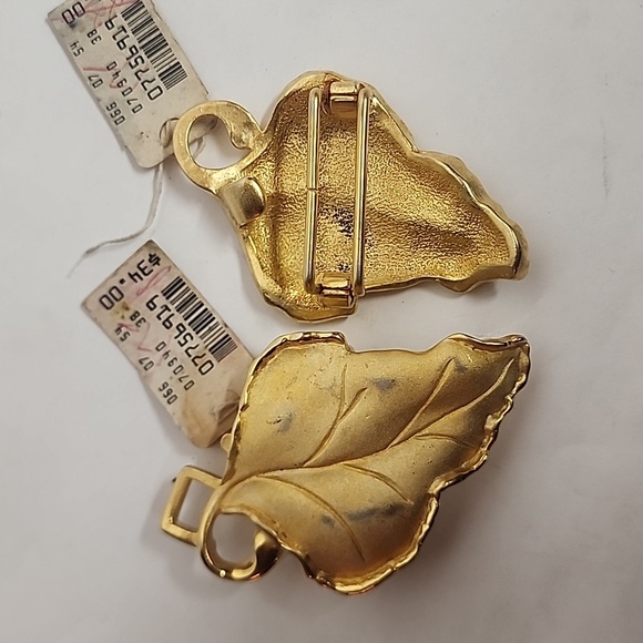 Talbots Vintage Paquette Gold Leaf Estate Sale Find - Picture 2 of 12